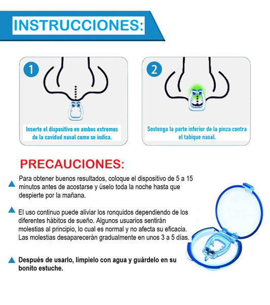 DISPOSITIVO ANTIRRONQUIDOS 4 PZ